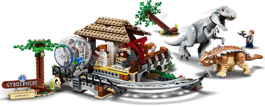 566 db-os Indominus Rex az Ankylosaurus ellen